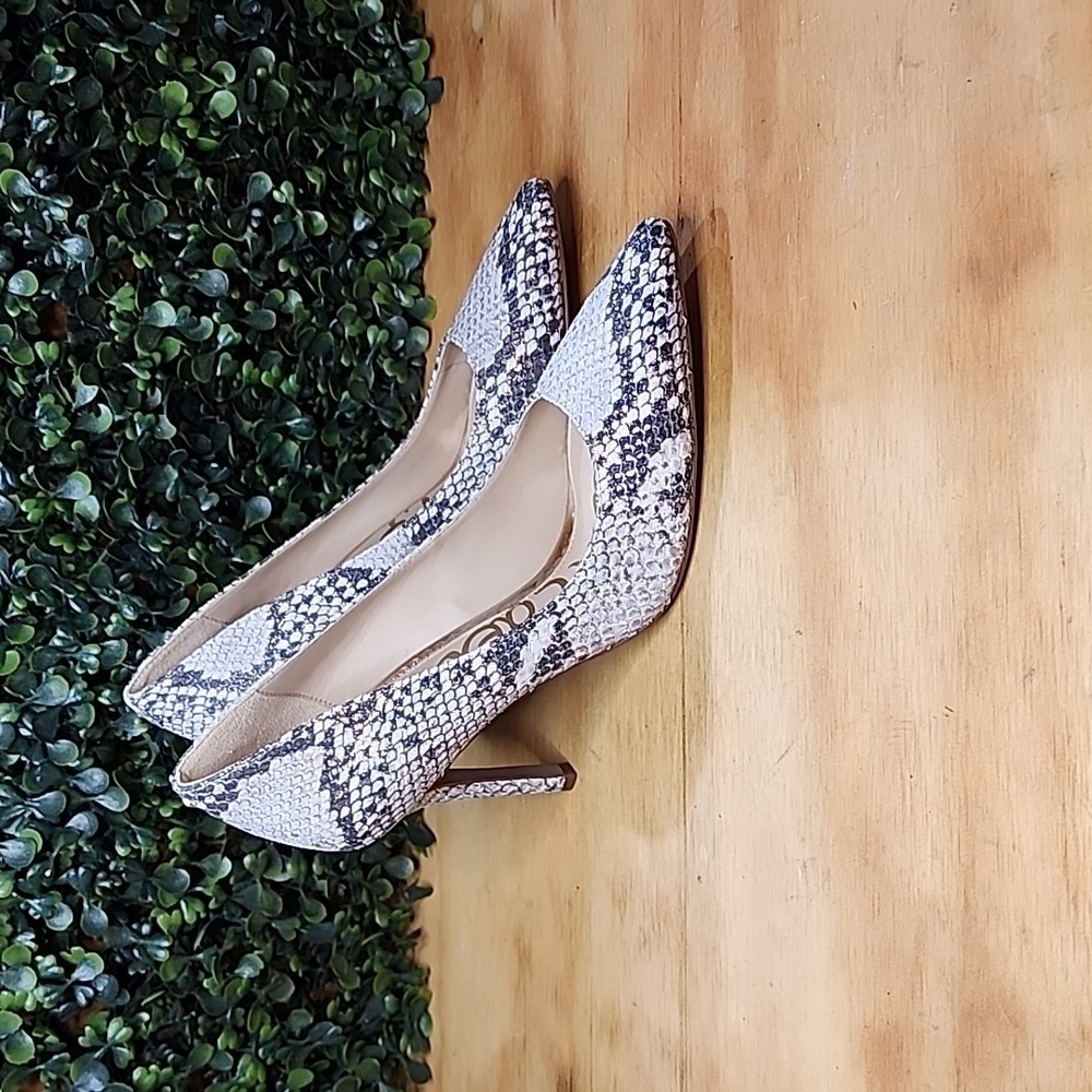 Sam Edelman 3.5" High Heels | Size: 5 Womens | Snake Skin